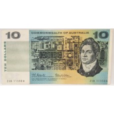 AUSTRALIA 1966 . TEN 10 DOLLARS BANKNOTE . COOMBS/WILSON . STAR NOTE